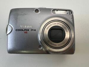 【11/150ES】Nikon デジタルカメラ COOLPIX P4 VR 動作未確認