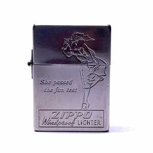 【侍】WINDY ウィンディ She passed the fan test 2007年製 ZIPPO ジッポー オイルライター ヴィンテージ 20=29