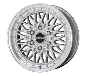 ハイエース KYOHO シュタイナー FTX 17x6.5 +38 サテンシルバー/リムポリッシュ グッドイヤー ナスカー 215/60R17 200系