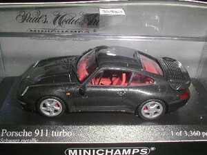 PMA 1/43 Porsche ポルシェ911ターボ 1995 (ブラックM)