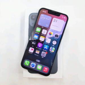 中古 iPhone13mini 128GB　MLJC3J/A ミッドナイト SIMフリー バッテリー83％　判定〇