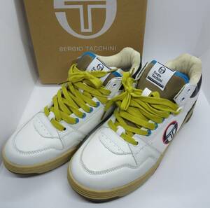 送料￥850～★ SERGIO TACCHINI　スニーカー　28ｃｍ　セルジオタッキーニ　05WHITE