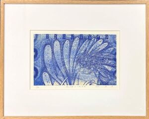 【FCP】 真作保証 林孝彦 限定銅版画17.5x29cm 「徳山村考 水と時の記憶」 1996年作 ギャラリーユマニテシール 国立国際美術館等作品収蔵 k