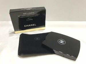 ■【YS-1】 シャネル CHANEL ■ マット ルミエール コンパクト ＃30 オロール パウダーファンデーション 【同梱可能商品】■D