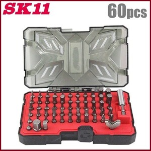 SK11 ソケット&ビットセット 60種 SCS-103 6.35mm/六角軸 ドリルドライバー・インパクトドライバー用