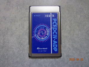 PCカード アイオーデータ PCカードアダプター PCFDCⅣ-ADP スマートメディア カードリーダー ジャンク品