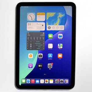 (美品) Apple iPad mini (第6世代) パープル 256GB MK7X3J/A Wi-Fiモデル iOS18.2 バッテリー最大容量94％ アクティベーションロック解除済