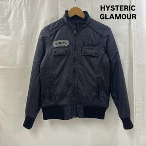 ヒステリックグラマー vintage hysterics ナイロンジャンパー ブラック PRIMALOFT リフレクターロゴ FREE FREE 黒 / ブラック