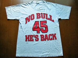 Lサイズ 生産期間短い！USA製★45番 ナンバリング JORDAN ジョーダン ビンテージ Ｔシャツ NBA シカゴブルズ BULLS 古着 VINTAGE