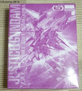 バンダイ MG ジャスティスガンダム クリアカラー 未組み立て 