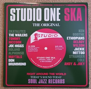 『STUDIO ONE SKA』SOUL JAZZ RECORDS / SJR LP85 / 輸入盤２枚組LPレコード / SKATALITES / ROLAND ALPHONSO / TOMMY McCOOK / WAILERS