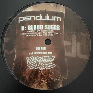 Pendulum - Blood Sugar / Sub Focus, Breakbeat Kaos BBK 020 ドラムンベース,ドラムン,Drum&Bass,Drum