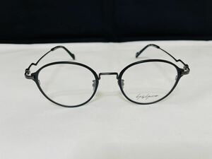 Yohji Yamamoto ヨウジ ヤマモト メガネフレーム 19-0046-2未使用 美品 伊達眼鏡 メタルフレーム 人気モデル ボストン オシャレ