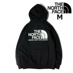 1円～!売切!【正規新品】THE NORTH FACE W THROWBACK HOODIE プルオーバー パーカー US限定 バックプリント ビッグロゴ(M)黒 181130-33