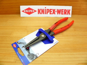 クニペックス 穴用スナップリングプライヤー φ40～100mm *KNIPEX 4811-J3