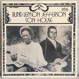 美品 US盤 LP / Blind Lemon Jefferson - Son House [BLP-12040] Delta Blues, Texas Blues 戦前ブルース /