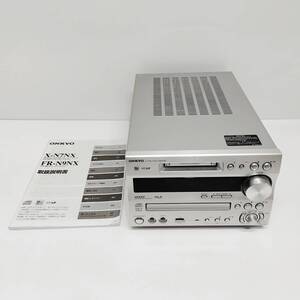 ●オンキョー FR-N7NX CD/MD チューナーアンプ ONKYO 説明書付き ミニコンポ 音楽 再生 音響機器 TUNER AMPLIFIER L1475