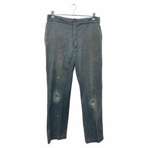 Dickies ワーク・ペインターパンツ W36 ディッキーズ グレー ビッグサイズ 古着卸 アメリカ仕入 2309-502