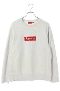 シュプリーム スウェット 18AW Box Logo Crewneck サイズ:M ボックスロゴクルーネックスウェット 中古 FK04