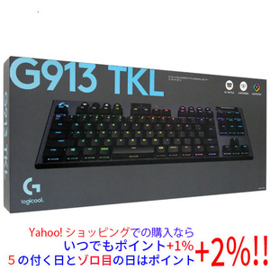 ロジクール G913 TKL LIGHTSPEED Wireless RGB Mechanical Gaming Keyboard-Tactile G913-TKL-TCBK ブラック 未使用 [管理:1050013827]