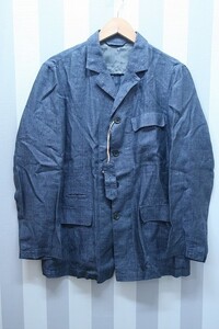 4-2662/ジュンコシマダ JSオム 3Bリネンテーラードジャケット SHIMADA JUNKO JS HOMME