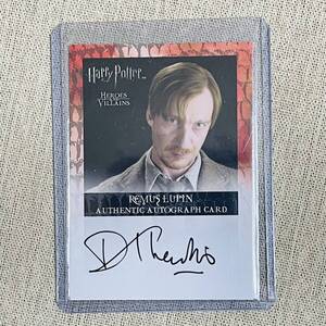 送料無料　Harry Potter HEROES AND VILLAINS AUTOGRAPH ハリーポッターヒーローズアンドヴィランズ　サインカード　リーマス・ルーピン