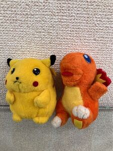 j12d353 ぬいぐるみ ポケットモンスター ピカチュウ ヒトカゲ　レトロ