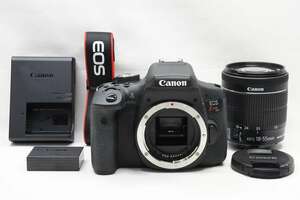 【適格請求書発行】美品 Canon EOS Kiss X8i レンズキット EF-S 18-55mm F3.5-5.6 IS STM デジタル一眼レフ【アルプスカメラ】241104b