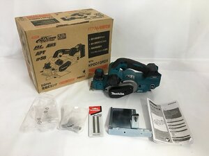 Makita マキタ KP001G 82mm 40Vmax 充電式カンナ 中古 検索：高速＆強力切削 大工道具 防滴・防じん「アプト」 木工機 K11580 wa◇104