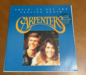 UKオリジナル７インチシングル盤 Carpenters “Tryin’ to Get the Feeling Again 【preowned/中古★w/pic sleeve】美盤