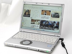 激安 高速SSD 中古美品 ノートパソコン Windows11 Office Panasonic CF-SZ6RDQVS 第7世代Core i5 メモリ8GB 無線 Bluetooth カメラ 保証付