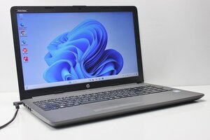 1円スタート ノートパソコン Windows11 HP Notebook PC 250 G7 15.6インチ 第8世代 Core i5 SSD256GB メモリ8GB WPS office カメラ 10キー