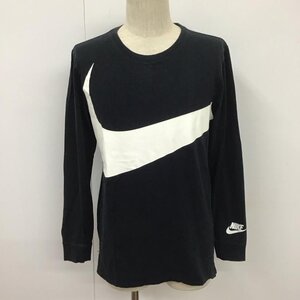 NIKE S ナイキ カットソー 長袖 875716-010 HybridHOL/STee 長袖カットソー スポーツウェア Cut and Sewn 黒 / ブラック / 10111491