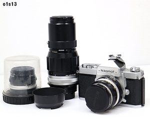 O1s13 Nikomat FT 50mm F2/20mm F4/28mm F3.5 カメラ シャッター○ その他動作未確認 60サイズ