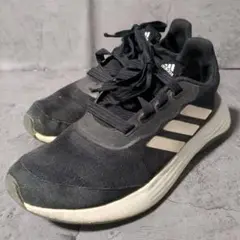 【adidas】 アディダス (22.0) ブラック レディース スニーカー