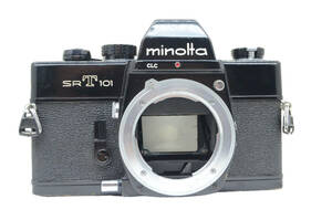 並品★メーター動作★MINOLTA SRT101 BLACK 黒#7974