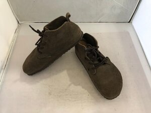 【BIRKENSTOCK】ビルケンシュトック　メンズ　レースアップシューズ　ダークブラウン　スウェード　39・25cm　SY02-F6R