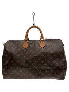 LOUIS VUITTON◆1)スピーディ40_モノグラム・キャンバス_BRW/PVC/BRW/モノグラム