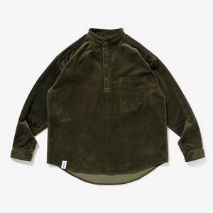 希少★新品本物【緑★3】★TETTY CORDUROY SHIRT テリーコーデュロイシャツ 正規店購入 ディセンダント 入手困難 DESCENDANT 20AW 即日発送