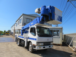 【諸費用コミ】:平成11年 三菱キャンター 高所作業車 アイチSH145 14.5m