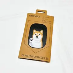 RHINOSHIELD GRIPMAX犬スマホリング両面テープ式 スタンド機能