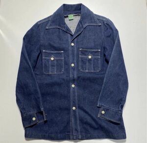 【L】Wrangler Denim Jacket Made In USA ラングラー デニム ジャケット USA製 Y921