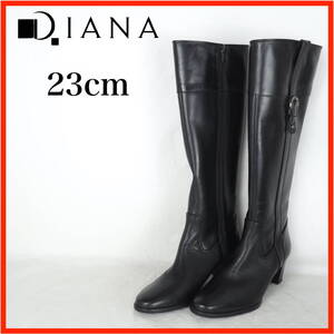 EB8005*美品*DIANA*ダイアナ*レディースロングブーツ*23cm*黒