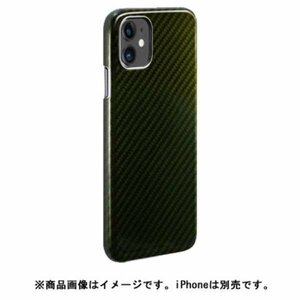 【全国送料無料】AREA monCarbone HOVERKOAT iPhone11用 耐衝撃フルカーボンファイバー(ケブラー)ケース HKXI02EG【軽量/頑丈】