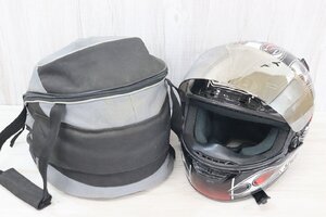 【行董】SHOEI ショーエイ ヘルメット PSC規格 X-Eleven Lサイズ 59 60cm ヘルメットケース付き バイク用品 AC203BOI84