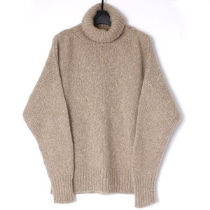 ISABEL MARANT ETOILE SHADOW JUMPER 定価50,000円 size34 ブラウン 19A069E イザベルマランエトワール タートルネックセーター