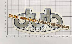 DUB BRAND WEATHER GEAR RARE ステッカー ダブ ブランド ウェザーギア レア ステッカー4