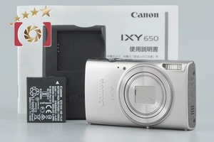 【中古】Canon キヤノン IXY 650 シルバー コンパクトデジタルカメラ