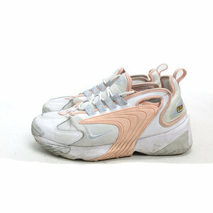 k■【24.5cm】ナイキ/NIKE AO0354 107ZOOM 2K ズーム スニーカー/白ピンク/LADIES■1【中古】