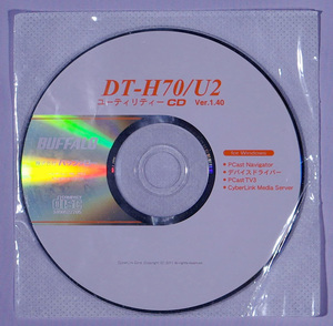 BUFFALO 3波デジタルチューナー DT-H70/U2 ユーティリティーCD